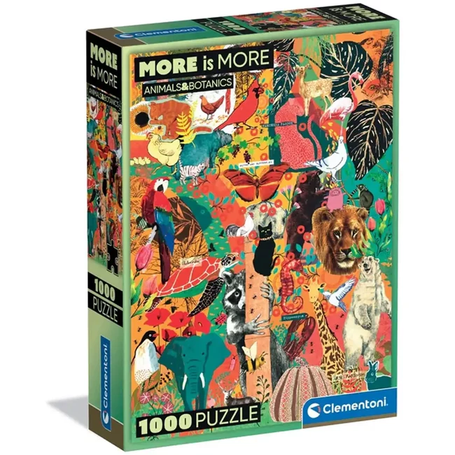 More is More: Állatok és botanikai csodák HQC 1000 db-os puzzle – Clementoni
