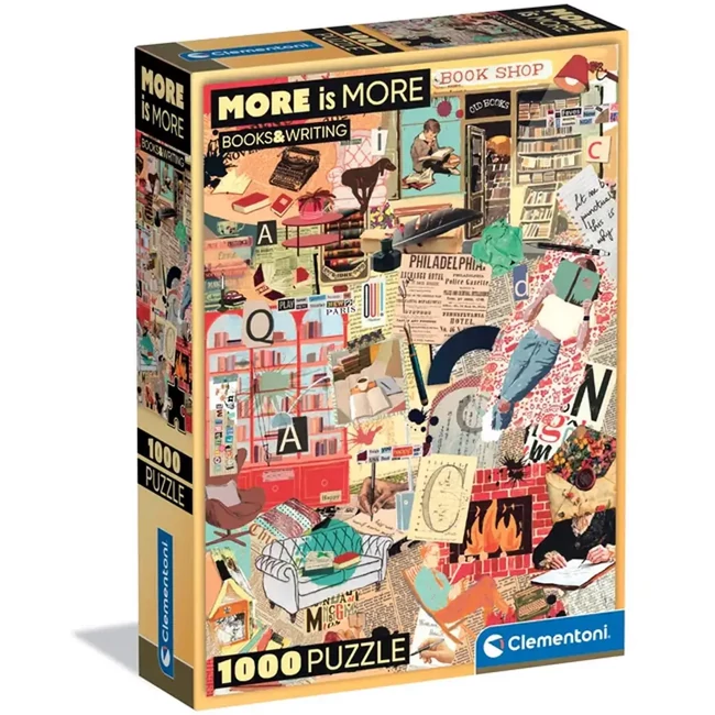More is More: Könyvek és írás HQC 1000 db-os puzzle – Clementoni