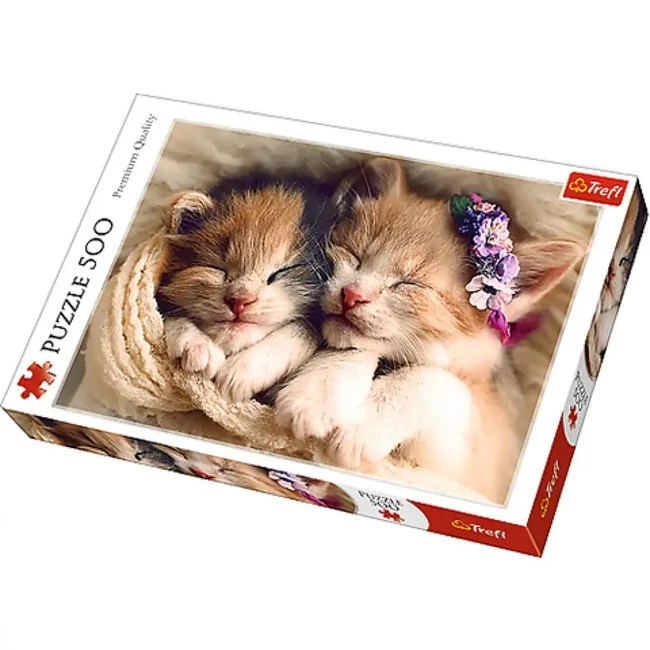 Alvó kiscicák 500 db-os prémium puzzle – Trefl
