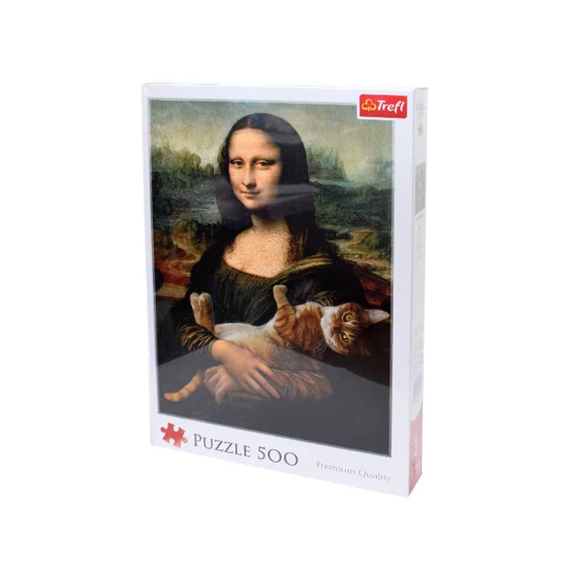 Mona Lisa és a doromboló macska 500 db-os puzzle – Trefl