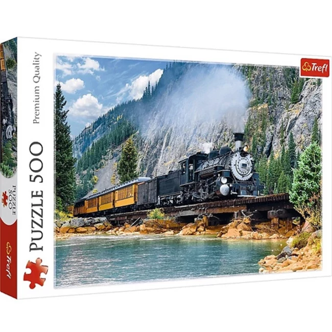 Hegyi vonat 500 db-os puzzle – Trefl