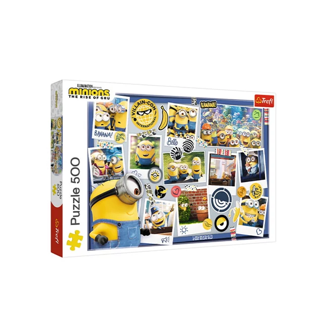 Minyonok Őrült fotógyűjtemény 500 db-os puzzle – Trefl