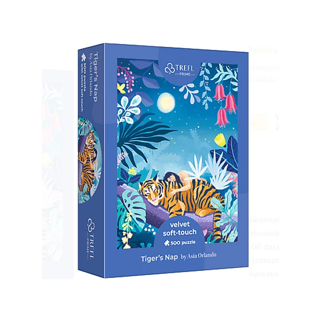 Tiger's Nap bársony puha tapintású 500 db-os puzzle – Trefl