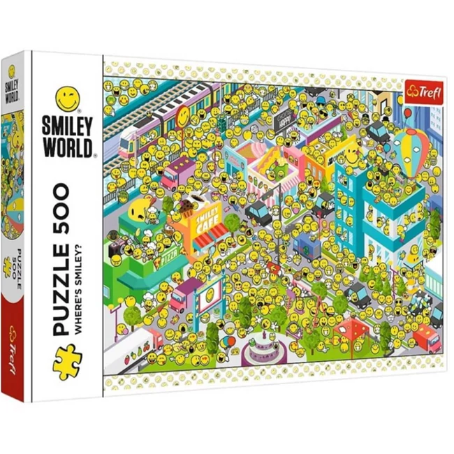 Smiley World, Smiley arcok sokasága 500 db-os puzzle – Trefl