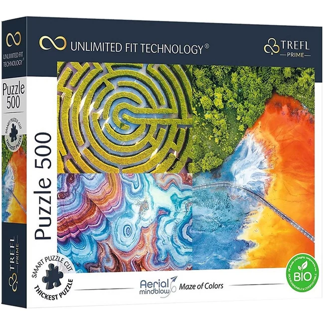 Színek labirintusa 500 db-os UFT puzzle – Trefl