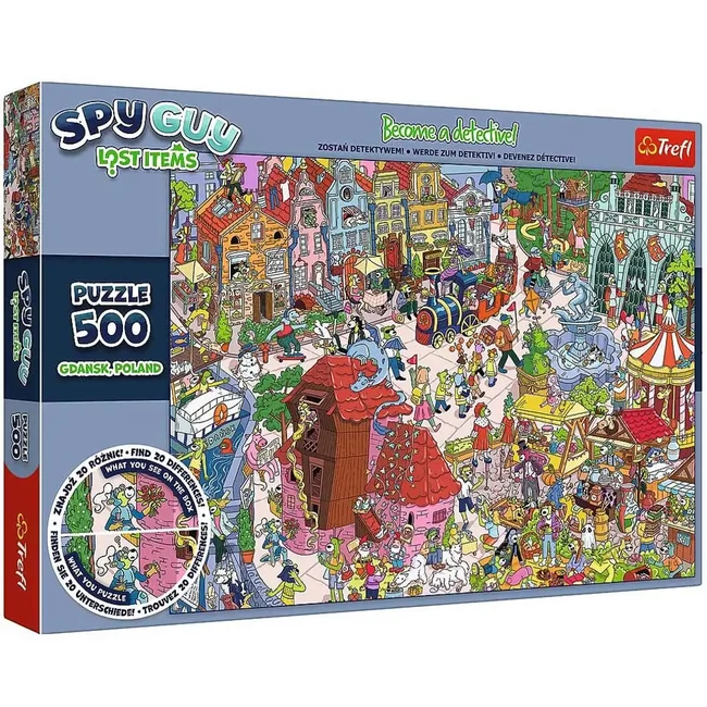 Spy Guy 500 db-os puzzle Gdansk Lengyelország – Trefl