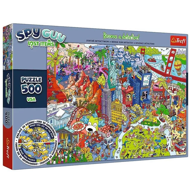Spy Guy 500 db-os puzzle USA – Trefl