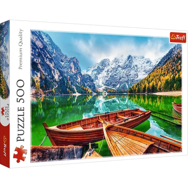 Braies-tó, Olaszország 500 db-os puzzle – Trefl