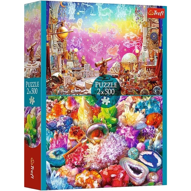 Kozmosz és Kristályok 2×500 db-os puzzle – Trefl