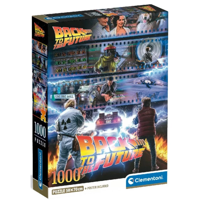 Kultfilmek: Vissza a jövőbe puzzle 1000 db-os – Clementoni