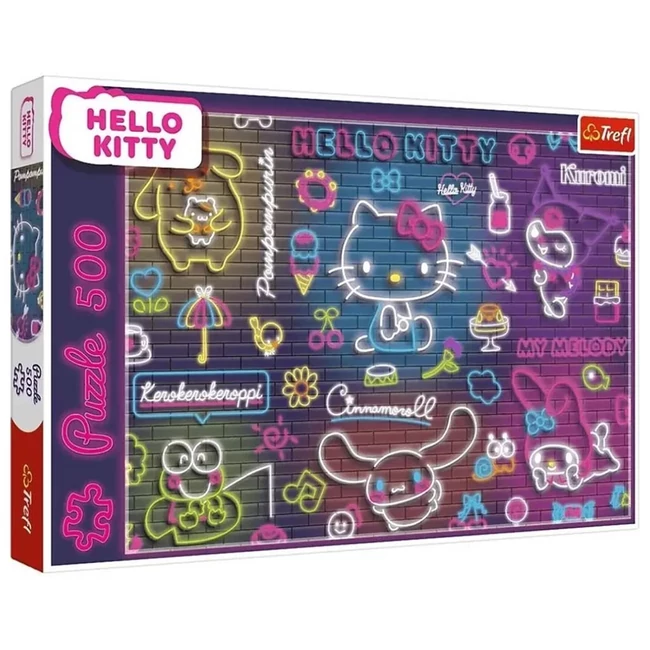 Neon Hello Kitty 500 db-os puzzle – Trefl