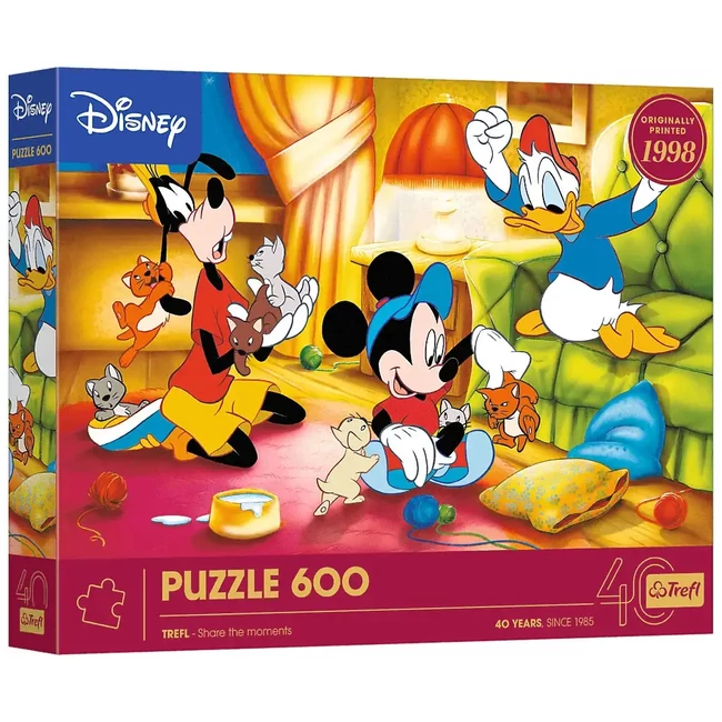 Mickey egér és barátai cica kaland 600 db-os puzzle – Trefl