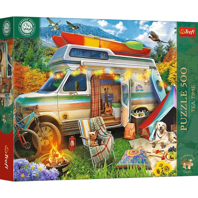 Puzzle EB: Kamping 500 db-os prémium puzzle – Trefl