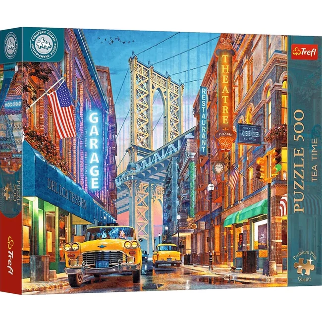 Puzzle EB: Manhattan híd, New York 500 db-os prémium puzzle – Trefl