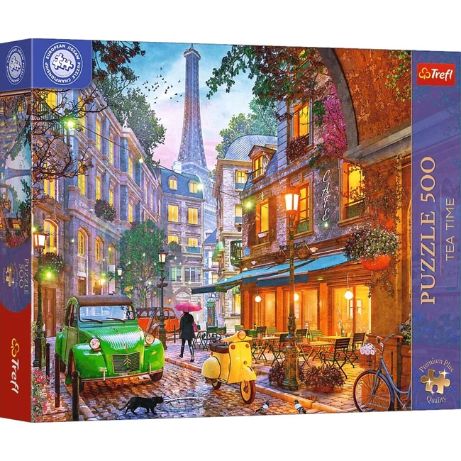 Puzzle EB: Kávézó Párizsban 500 db-os prémium puzzle – Trefl