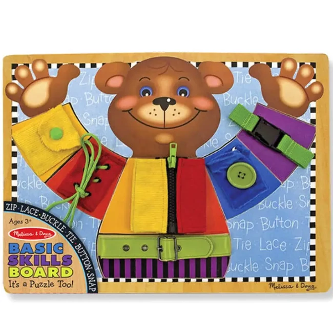 Öltötztethető maci fajáték – Melissa & Doug
