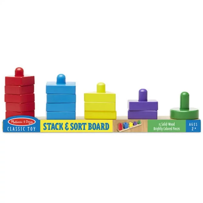Formarendezeő toronyépítő fa készségfejlesztő – Melissa & Doug