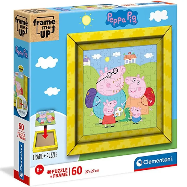 Peppa malac keretes puzzle 60 db-os – Clementoni
