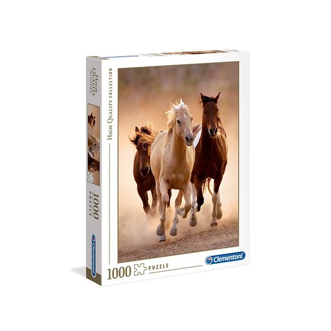 Vágtázó lovak HQC 1000 db-os puzzle – Clementoni