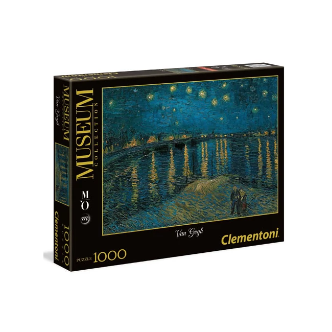 Museum Collection: Vincent Van Gogh – Csodálatos éjszaka a Rhone fölött 1000 db-os puzzle – Clementoni