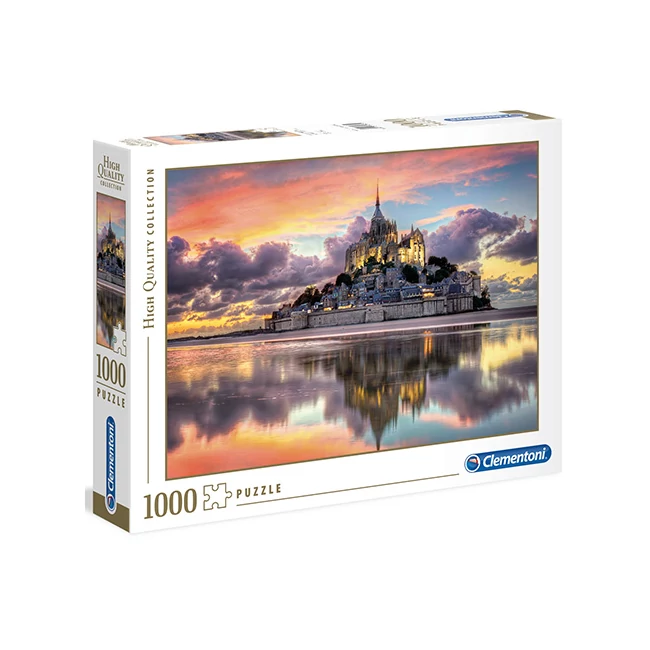 Mont-Saint-Michel Franciaország HQC 1000 db-os puzzle – Clementoni