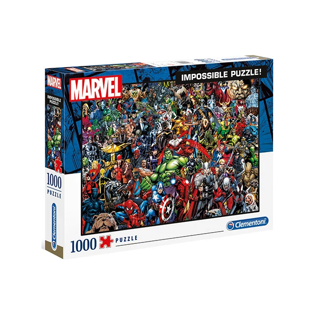 Marvel Szuperhősök lehetetlen puzzle 1000 db-os – Clementoni