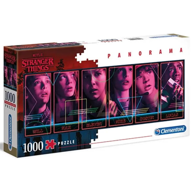 Stranger Things panoráma puzzle 1000 db-os – Clementoni