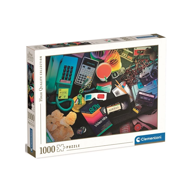 80-as évek nosztalgiája HQC puzzle 1000 db-os – Clementoni