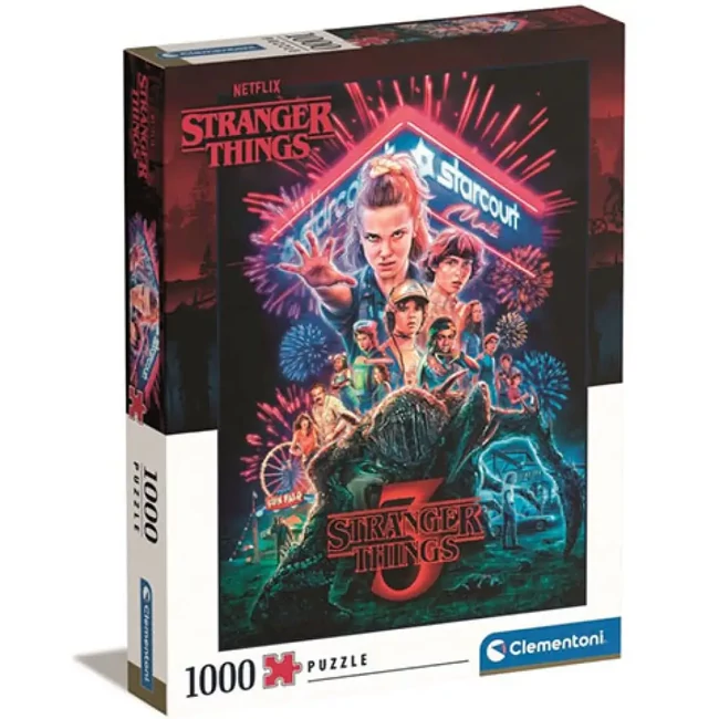 Stranger Things 3. évad 1000 db-os puzzle – Clementoni