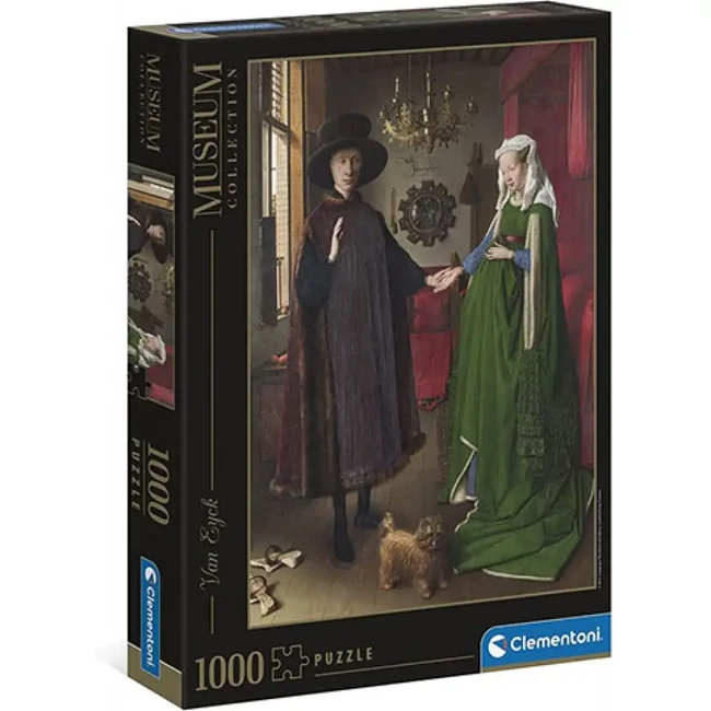 Jan van Eyck: Arnolfini házaspár Múzeum HQC puzzle 1000 db-os – Clementoni