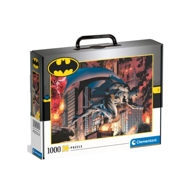 Batman 1000 db-os puzzle bőrönd tárolódobozban – Clementoni
