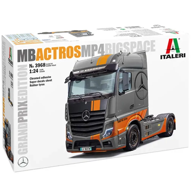 Italeri 1/24 Mercedes-Benz Actros MP4 Big Space kamion makett