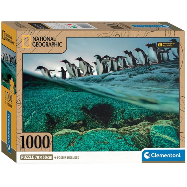 National Geographic – Szamárpingvinek 1000 db-os puzzle – Clementoni