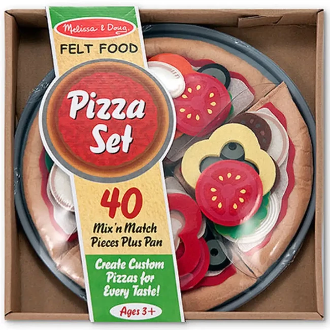 Sütés-főzés pizza játék szett – Melissa & Doug