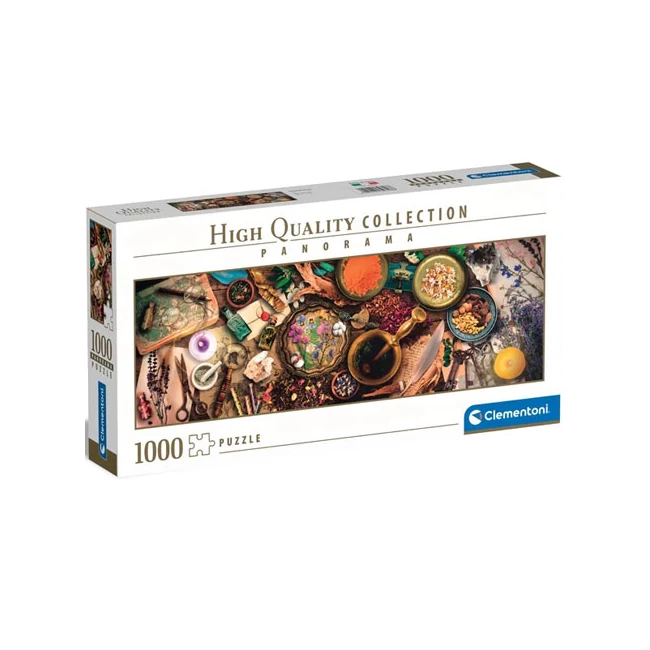 Gyógynövények HQC 1000 db-os panoráma puzzle – Clementoni
