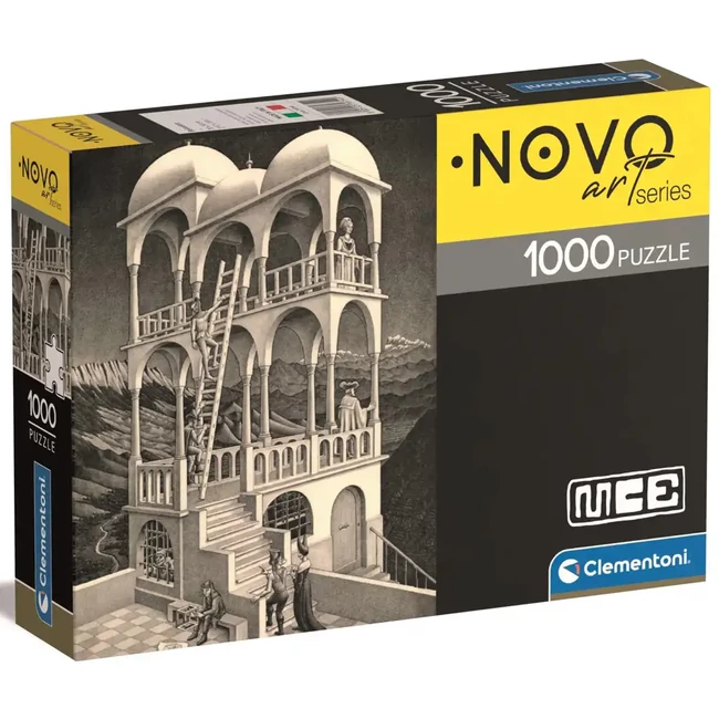 Novo Art: M. C. Escher – Belvedere 1000 db-os puzzle – Clementoni