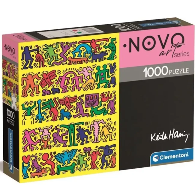 Novo Art: Keith Haring – Yellow Art 1000 db-os puzzle – Clementoni