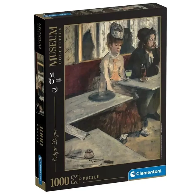 Museum Collection: Edgar Degas – Egy kávézóban 1000 db-os puzzle – Clementoni