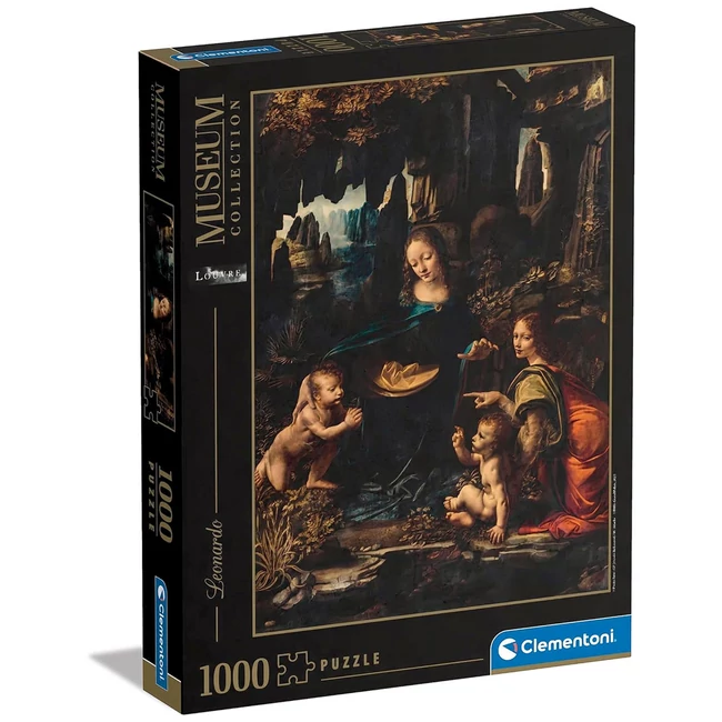 Museum Collection: Leonardo da Vinci – A sziklák szűze 1000 db-os puzzle – Clementoni
