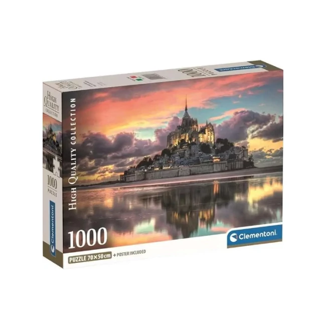 A csodálatos Mont Saint-Michel HQC 1000 db-os puzzle poszterrel – Clementoni