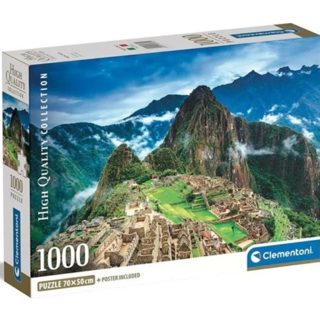 Machu Pichu HQC 1000 db-os puzzle poszterrel – Clementoni