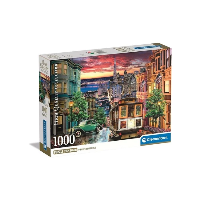 High Quality Collection – San Francisco 1000 db-os puzzle – Clementoni