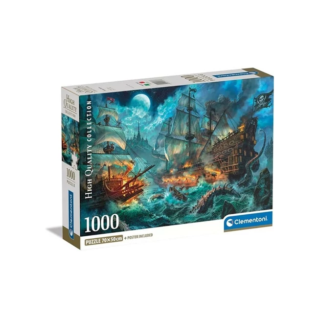 High Quality Collection – Kalóz támadás 1000 db-os puzzle – Clementoni