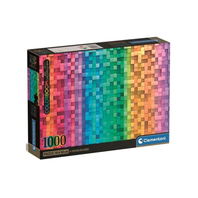 Colorboom Collection: Pixel 1000 db-os puzzle – Clementoni
