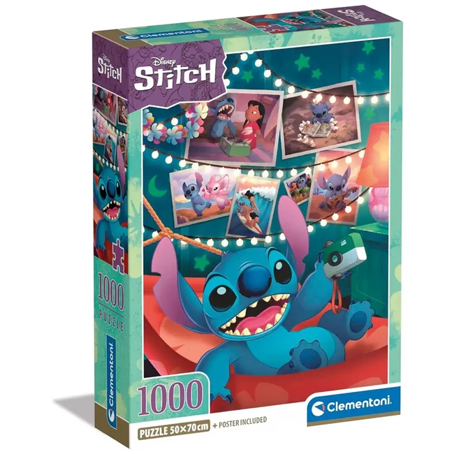 High Quality Collection Disney Stitch 1000 db-os puzzle – Clementoni