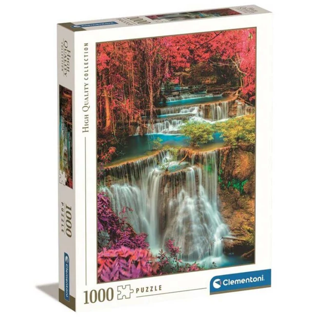 Csodálatos vízesés Thaiföldön az ősz színeiben HQC 1000 db-os puzzle – Clementoni