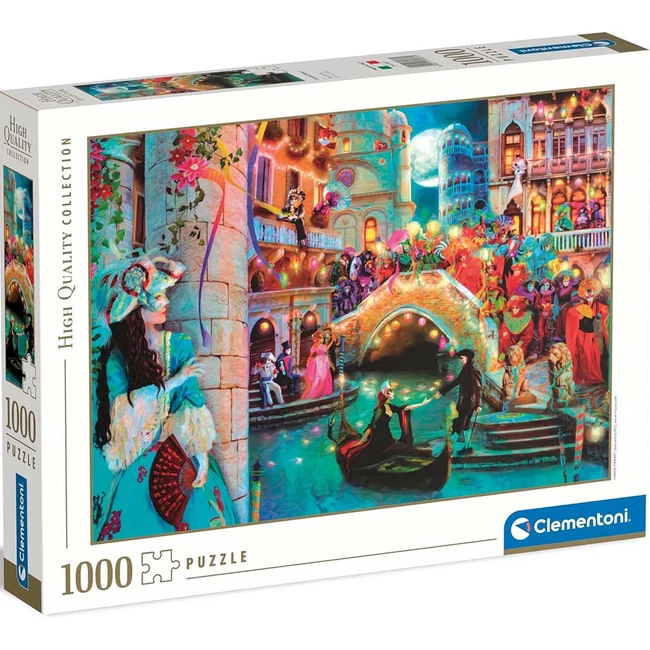 A velencei karnevál HQC 1000 db-os puzzle – Clementoni