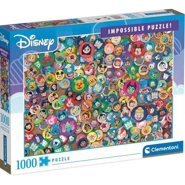 Disney szereplők 1000 db-os lehetetlen puzzle – Clementoni