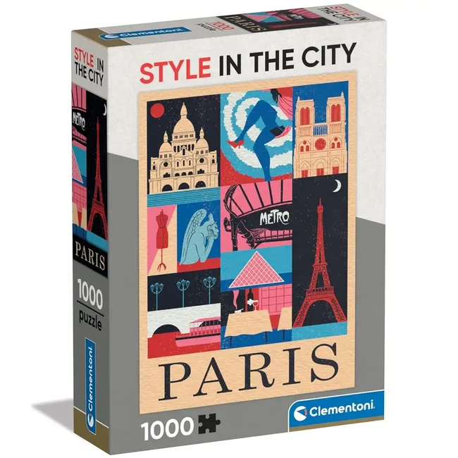 Style in the city Párizs 1000 db-os puzzle – Clementoni