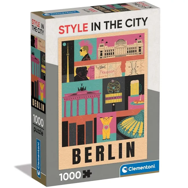 Style in the city Berlin 1000 db-os puzzle – Clementoni